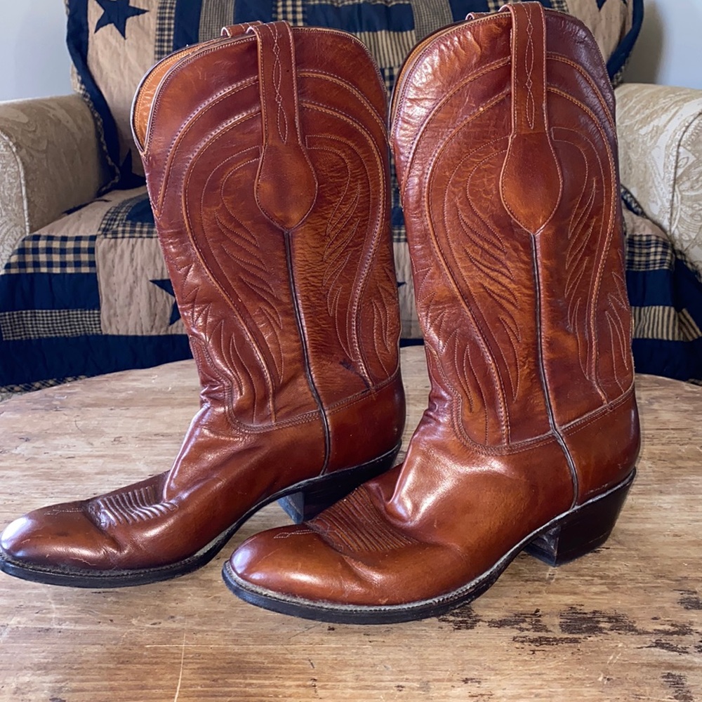 LUCCHESE L6609 Classic Seville Goatskin Boots 🤠